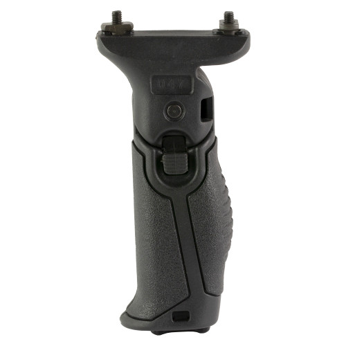 NcSTAR MLOK Folding Vertical Grip, Mounts to MLOK, Matte Finish, Black