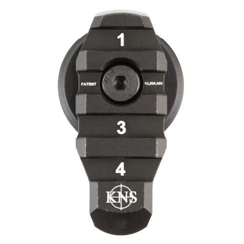 Kns Precision , Inc. Stock Adapter Without Flange, Fits AR-15, Converts Buffer Tube to 1913 Rail, Matte