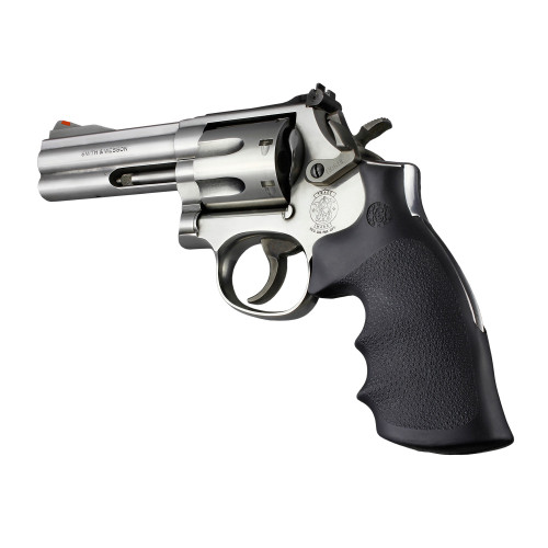 Hogue S&W K/L Convertion Kit - Round to Square Butt - Rubber Monogrip