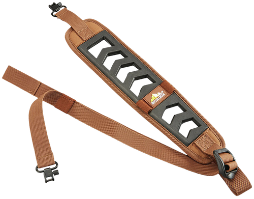 Butler Creek 190031 Featherlight Rifle Sling Brown/Black Foam 22"- 36" OAL Adjustable Rifle