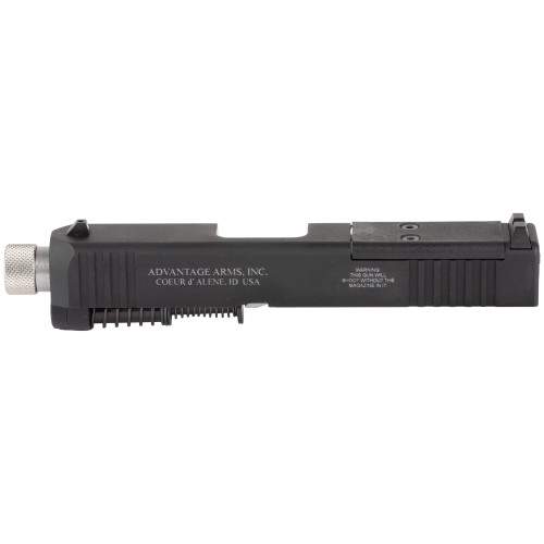 Advantage Arms Conversion Kit, 22 LR, 4" Threaded Barrel, Fits Glock 26/27 Gen1-5, Optic Ready, 15 Rounds, 2