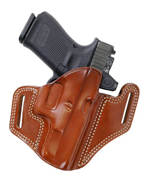 Galco Combat Master 2.0 Belt Holster for Glock 43/43x With or Without Red Dot Tan RH