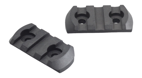 JE Machine Tech 1.5" 3-Slot Polymer M-LOK Rail Section, 2-Pack