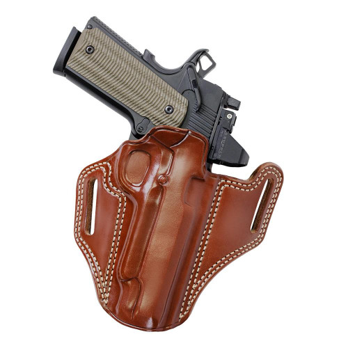 Galco International Ltd. Combat Master 2.0 Belt Holster for Glock 43/43x With or Without Red Dot Tan LH