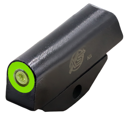 XS Sights SWRV001P4 Standard Dot Front Green Tritium/Black Oxide Frame, Fits S&W Bodyguard