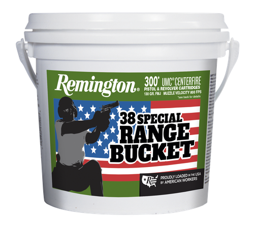 Remington UMC Range Bucket 38 Special Ammo - 130 Grain | FMJ | 300rd Pack