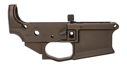 Griffin Armament MK2ALFDE MK2 Stripped Lower Receiver Aluminum Terra Brown Anodized