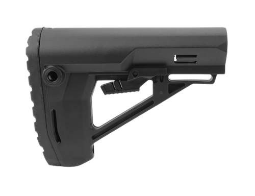 TacFire 6-Position Ranger Stock w/Quick-Detach Sling Point - Black
