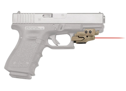 Crimson Trace 0136101N CMR-201 Ctan Universal Laser Sight Rail Master Coyote Tan Red Laser
