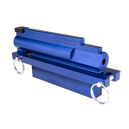 NcSTAR AR15 Upper Receiver Block, For Use with AR-15, Anodized Finish, Blue