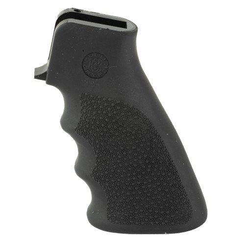 Hogue AR-15/M-16 OverMolded Rubber Grips with Finger Grooves Black