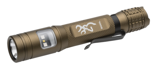 Browning 3711265 Ridgeline Flashlight Burnt Bronze 20/500 Lumens LED White/Green