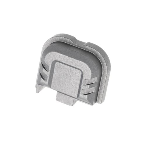 Tyrant CNC TDG43X48SPGREY Slide Cover Plate Chevron Design Glock 43x/48 Grey Aluminum