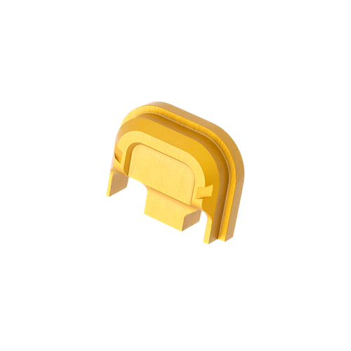 Tyrant CNC TDG14SPGLD Slide Cover Plate Chevron Design Glock Gen1-4 Gold Aluminum