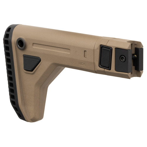 Magpul Industries Universal Carbine Stock, Fits 1913 Picatinny Rail, Side Folding, Adjustable Length of Pull