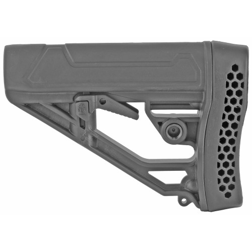 Adaptive Tactical EX Performance Stock, Fits AR-10/15 Rifles, Black