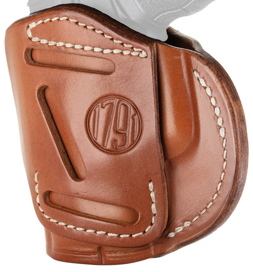1791 Gunleather 4 Way Holster Size 4 Classic Brown RH