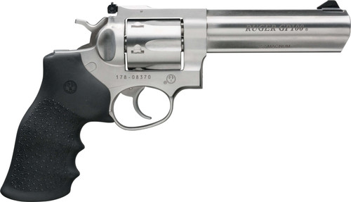 Ruger GP100 5" in .38 Special & .357 Magnum Stainless Steel Right Side