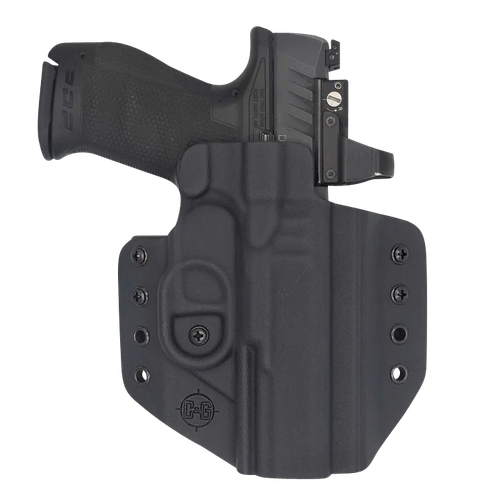 C&G Holsters 1206100 Covert OWB Black Kydex Belt Loop Fits Walther PDP 4.5" Right Hand