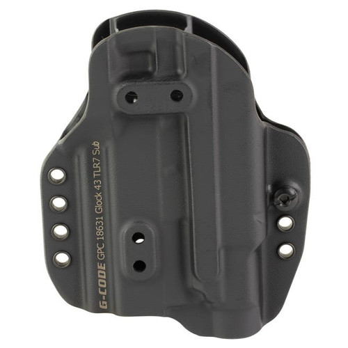 G-Code Tactical Holsters Prime Holster Fits Glock 43MOS W/ TLR7 Sub