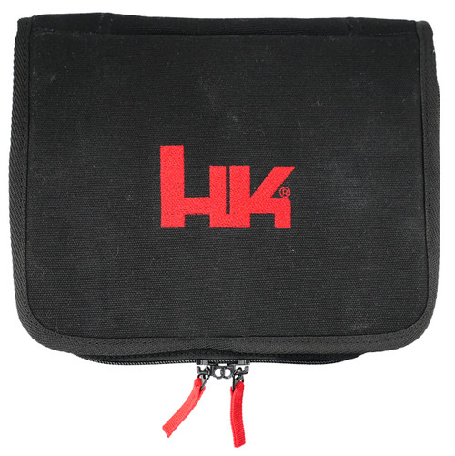 HK 51001075 Pistol Case 11.20" Long Black/Red