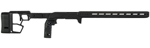 MDT Sporting Goods INC 116079BLK ACC Premier Gen2 Chassis Cerakote Black Aluminum Fits Ruger American Rimfire