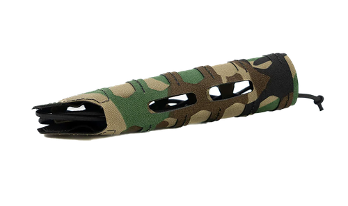 Cole-TAC HG208 SD Handguard Wrap W/ Slots M81 Woodland Squadron 6.5" Long