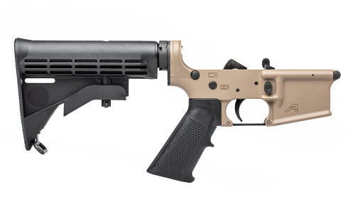 Aero Precision AR15 Complete Lower Receiver, Standard CALIFORNIA LEGAL - Multi- FDE