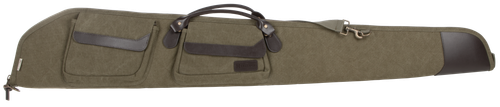 Heritage Cases 54352 North Platte Shotgun Case Olive Canvas/Leather 52"