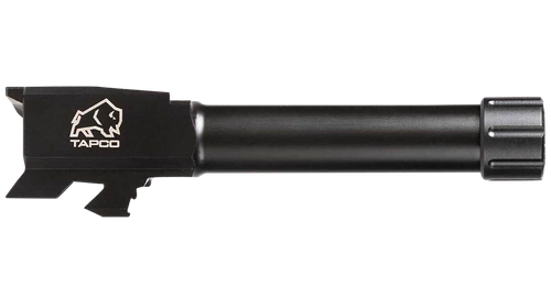 Tapco TAP22003 Glock 9MM Luger Threaded Black Nitride Stainless Steel, Fits Glock 43/43X