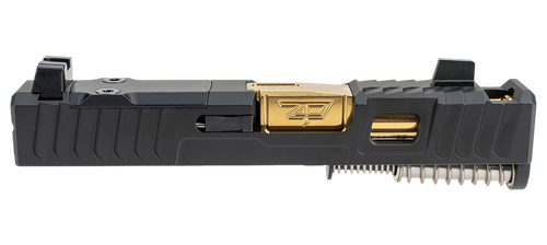 Zaffiri Precision ZPS.B.43.Black.CU.2 Zps.ibs Complete Upper Gold TiN Barrel for Glock 43