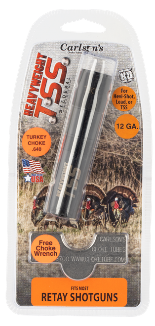 Carlsons Choke Tubes 38027 TSS Turkey Retay 12 Gauge Turkey Steel
