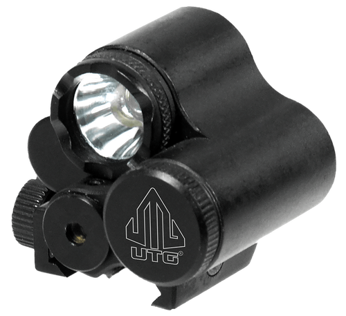 Leapers LTELP28R Black Anodized Aluminum 120 Lumens Cree LED Irb Bulb Red Laser Picatinny Mount