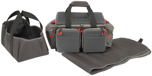 Allen 8325 Competitor Premium Gray Molded Lockable Range Bag w/Internal Tote & Fold-Up Gun Mat