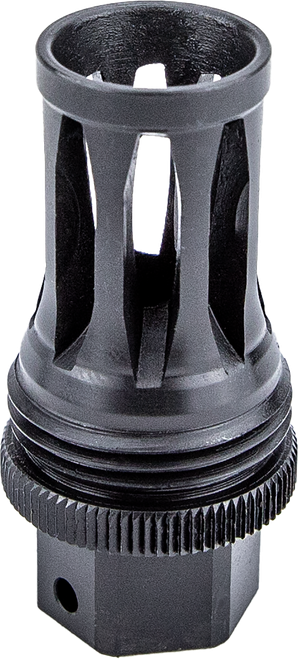 KGM Suppressors A-QD-FH-S-3M Quick Detach Flash Hider Black Nitride Steel 3/4"x24 Threads