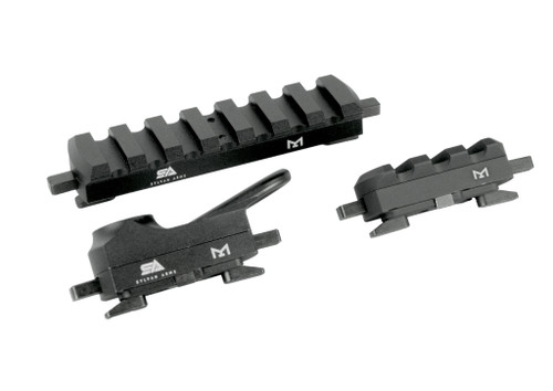 Sylvan Arms 3 Piece Rail Combo Pack Picatinny Rail and Sling Connect 3/ct