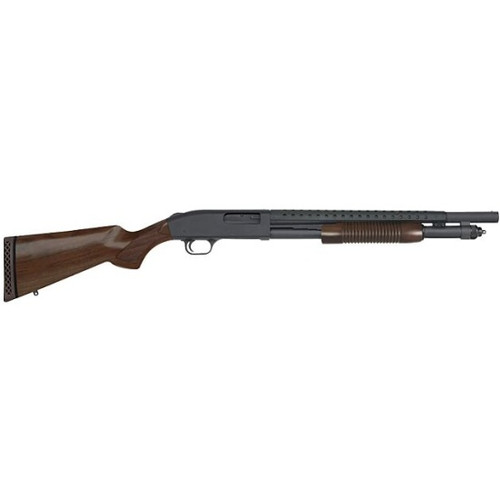 Mossberg 590 Retrograde 7-Shot w/Heat Shield CALIFORNIA LEGAL - 12ga - Walnut
