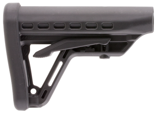 Archangel AA125 Low-Profile Black Synthetic, 6 Position, Fits AR-Platform with Commercial Tube