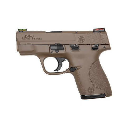 Smith & Wesson M&P 9 Shield Hi-Viz CALIFORNIA LEGAL - 9mm - FDE