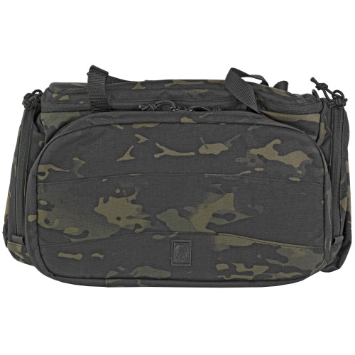 Grey Ghost Gear Range Bag, 9"T X 20"W X 7"D, 1260 Cubic Inches, Nylon, Multicam Black