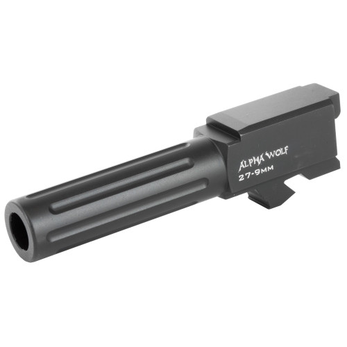 Lone Wolf Distributors AlphaWolf 9mm Conversion Barrel for Glock 27/33 - 9mm - Black Nitride