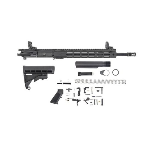 PSA Rifle Kit 16" Mid-Length M-LOK MOE Rifle Kit w/MBUS Sights CALIFORNIA LEGAL - .223/5.56
