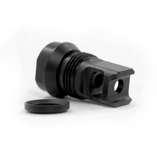 Breek Arms 2BO-S Single Port Muzzle Brake 223 Caliber 1/2''X28 Thread