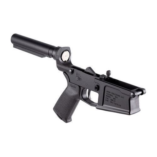 Aero Precision M5 Compensator Lower Receiver Magpul MOE Grip No Stock for AR .308 Black