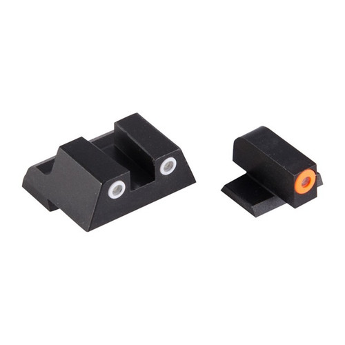 Night Fision Canik TP9SFX/TP9SFL Orange Front & Clear Square Notch Rear