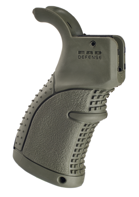 FAB Defense (usiq) Defense FXAGR43G AG-43 Rubberized Pistol Grip for M16/M4/AR-15 Olive Drab Green
