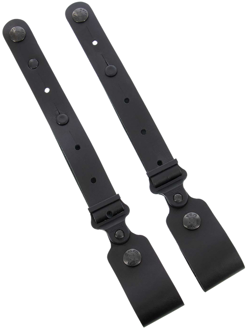 Galco MC2TDB Horizontal Shoulder System Tie Down Set 2.0 Black Full Grain Leather Ambidextrous
