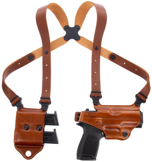 Galco MCII870 Miami Classic II Shoulder System Tan Full Grain Leather