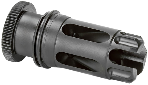 Griffin Armament DLFC22C1228 Dual-Lok Flash Comp 22/5.56 Black QPQ Nitride 17-4 PH Stainless Steel 1/2"x28