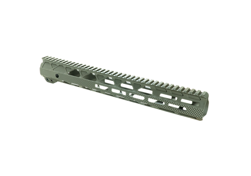 Timber Creek Outdoor INC Creek Outdoors G15HGBL Greyman Aluminum 15" M-LOK Handguard for AR-15